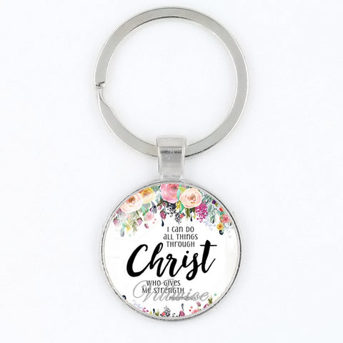 "I Can Do All Things" Key Chain - RubyVanilla